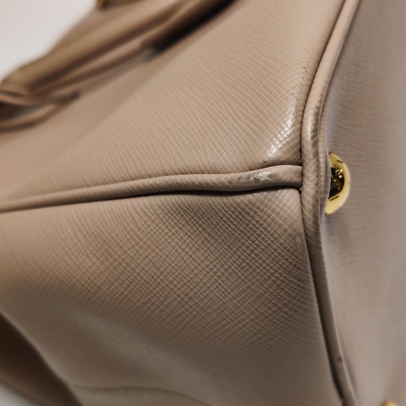 Prada Galleria殺手包大號牛皮純色三角徽標手提包-20