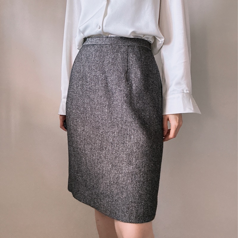 Chloé 羊毛半裙 日本製 M-L-0