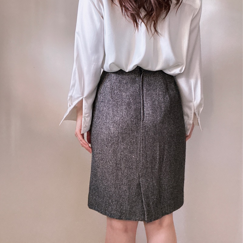 Chloé 羊毛半裙 日本製 M-L-2