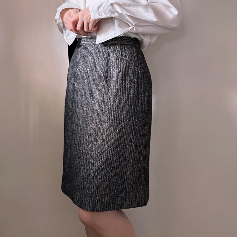 Chloé 羊毛半裙 日本製 M-L-3