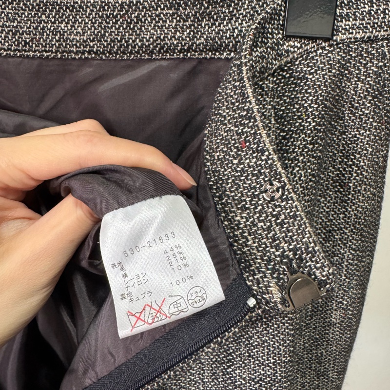 Chloé 羊毛半裙 日本製 M-L-9