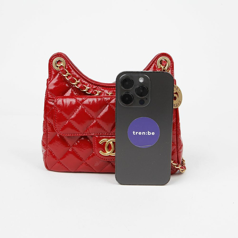 CHANEL AS4323 口袋鏈條單肩小包-7