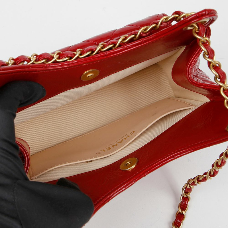 CHANEL AS4323 口袋鏈條單肩小包-9