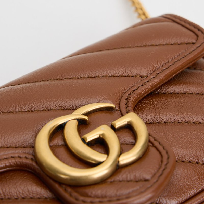 二手Gucci marmont supermini 焦糖-8