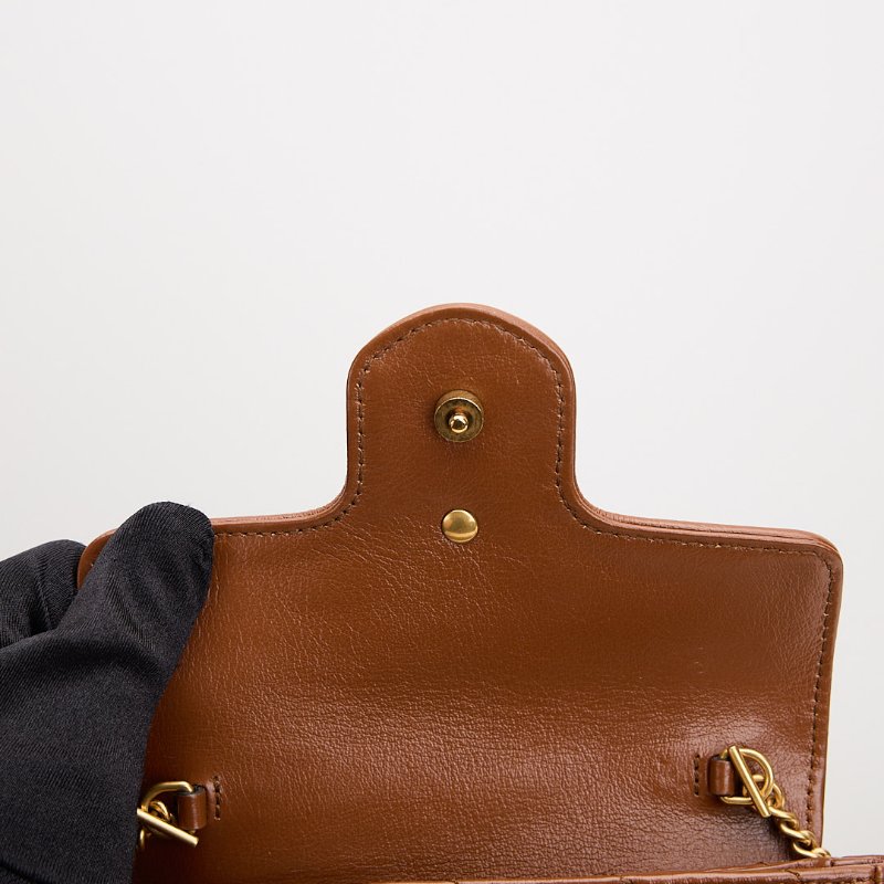二手Gucci marmont supermini 焦糖-15