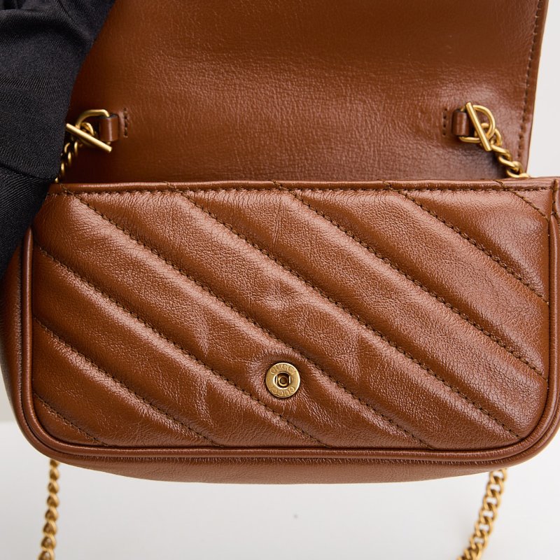 二手Gucci marmont supermini 焦糖-16