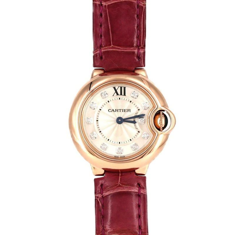 卡地亞 Ballon Bleu SM PG/11P WE902050 WJBB0019 PG/RG 石英腕錶-0