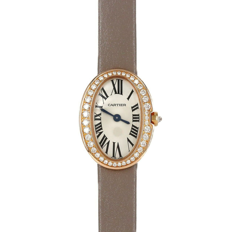 卡地亞迷你 Baignoire PG D WB520028 PG/RG 石英錶-0