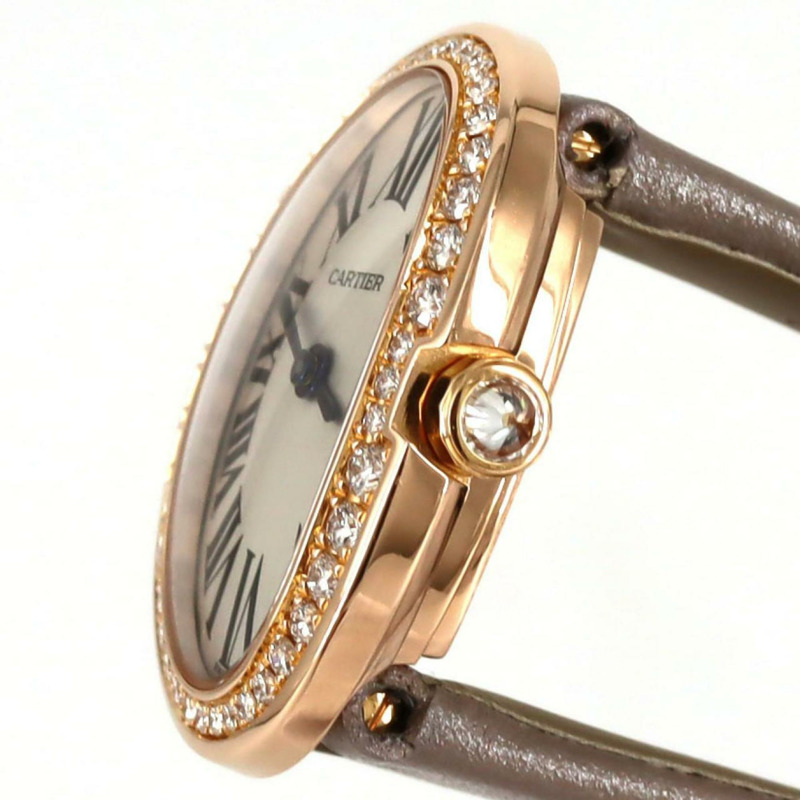 卡地亞迷你 Baignoire PG D WB520028 PG/RG 石英錶-2