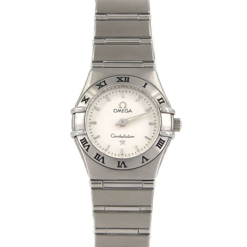 歐米茄星座系列迷你1562.30不鏽鋼石英錶-0