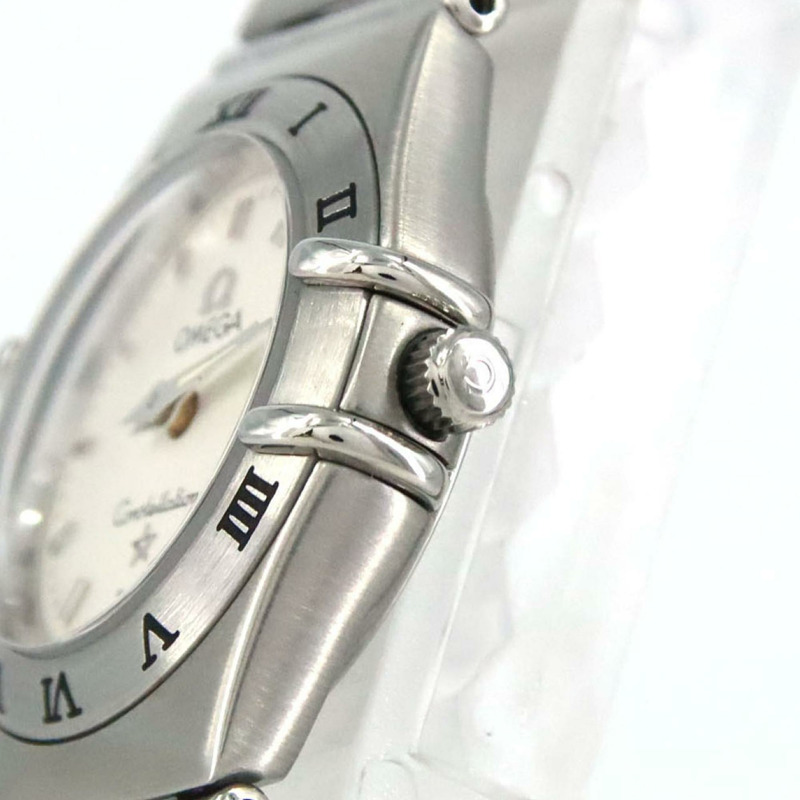 歐米茄星座系列迷你1562.30不鏽鋼石英錶-4