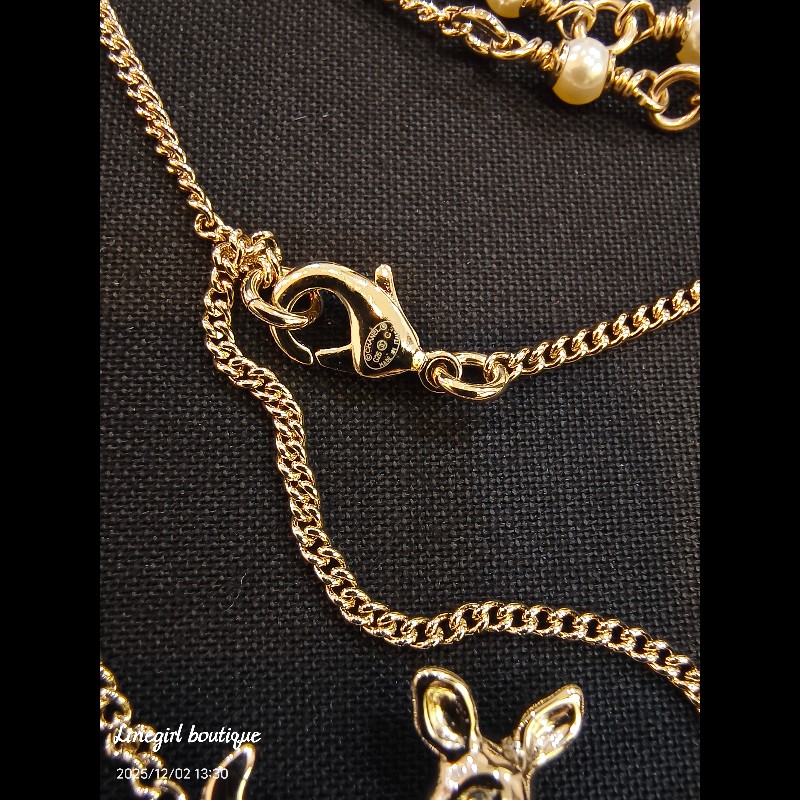 香奈兒 2025VIC年終禮，聖誕禮 小鹿項鍊-3