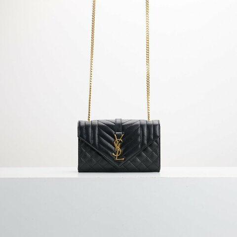 二手YSL envelope 小號信封包/黑金