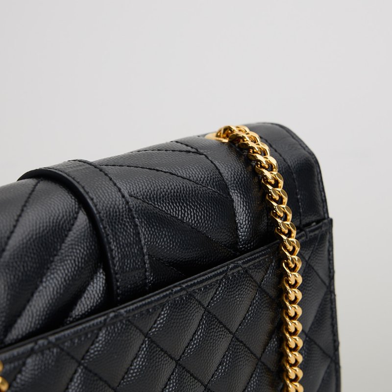 二手YSL envelope 小號信封包/黑金-19