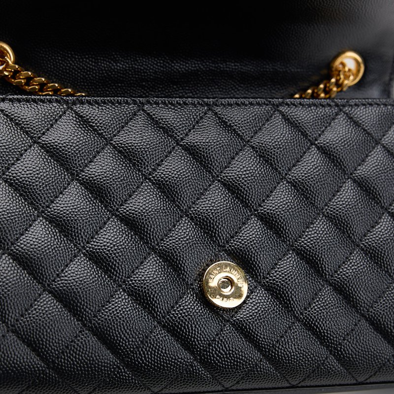 二手YSL envelope 小號信封包/黑金-25