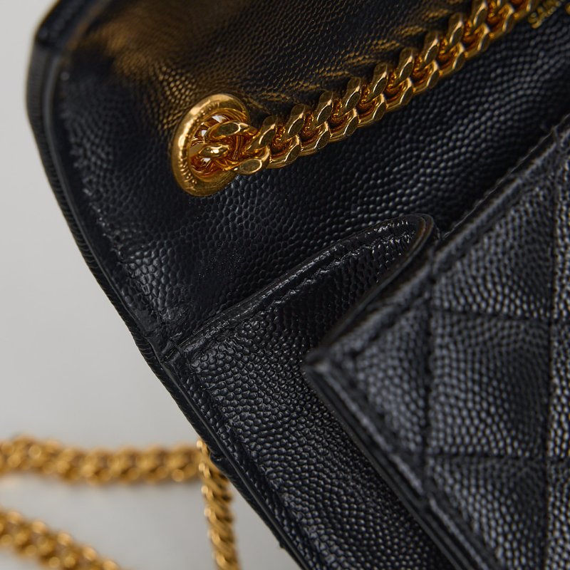 二手YSL envelope 小號信封包/黑金-29