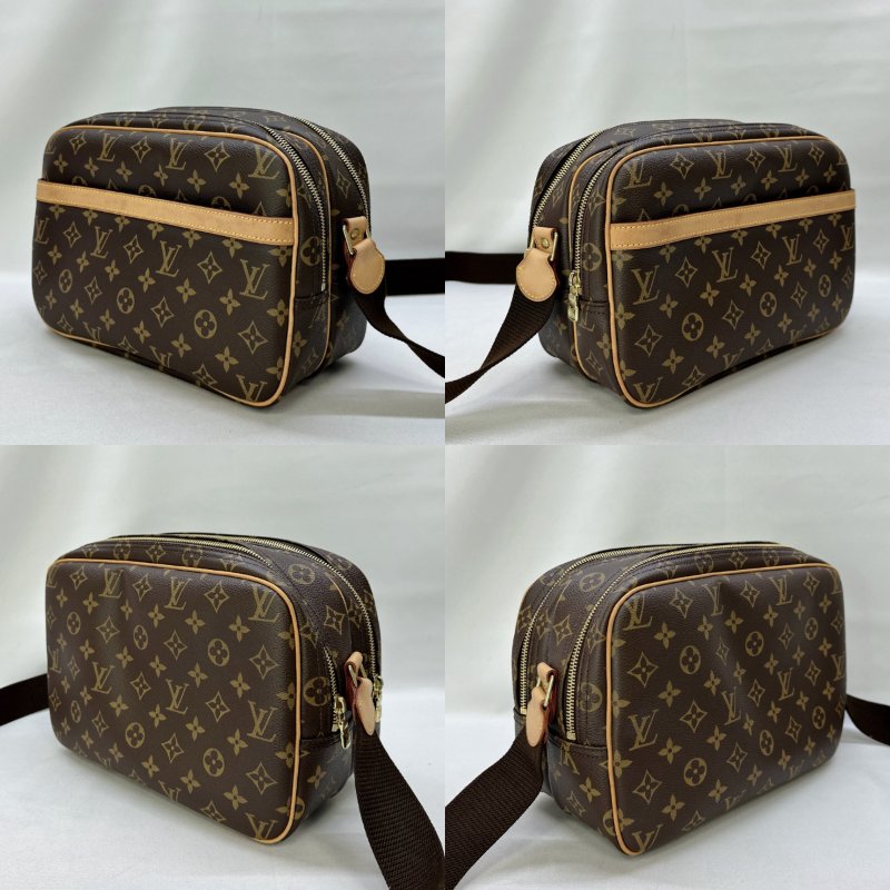 LV Reporter PM老花雙層斜背包-2