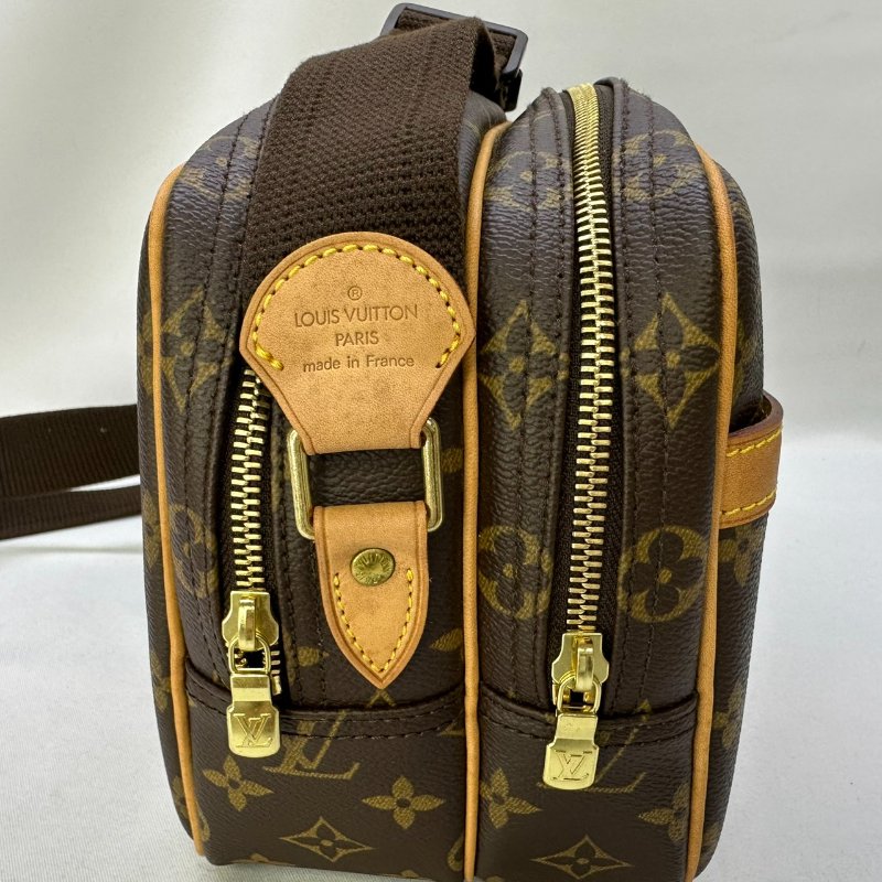 LV Reporter PM老花雙層斜背包-4