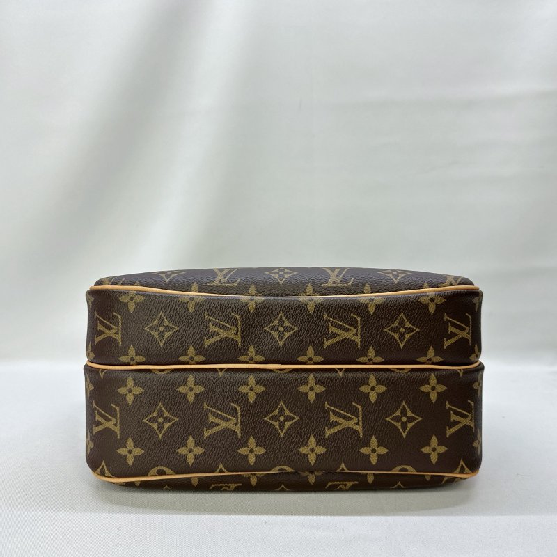 LV Reporter PM老花雙層斜背包-8