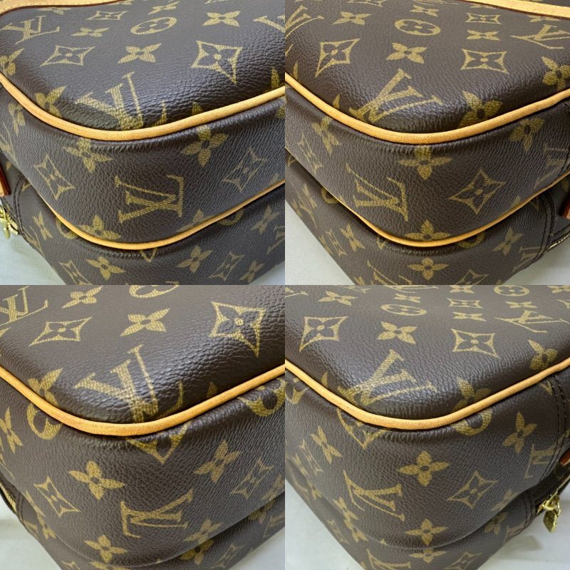 LV Reporter PM老花雙層斜背包-9