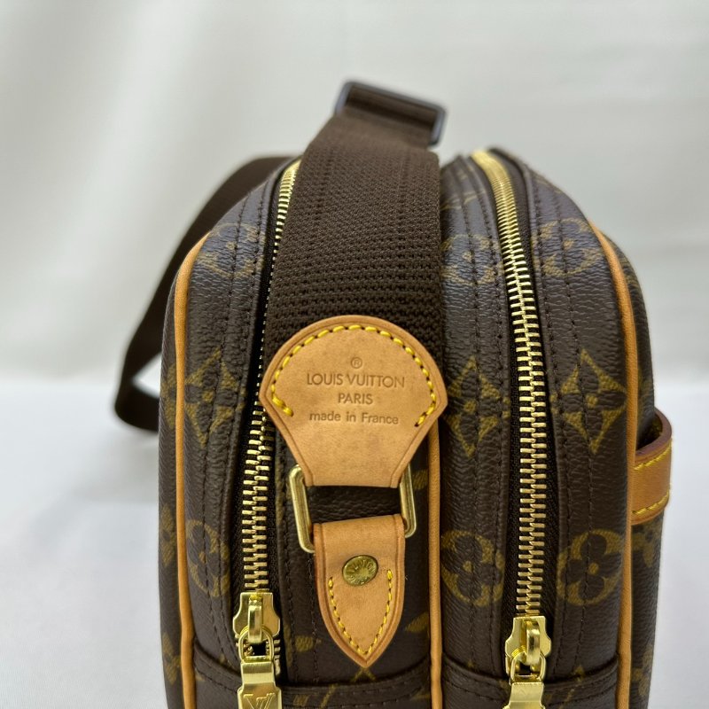 LV Reporter PM老花雙層斜背包-6