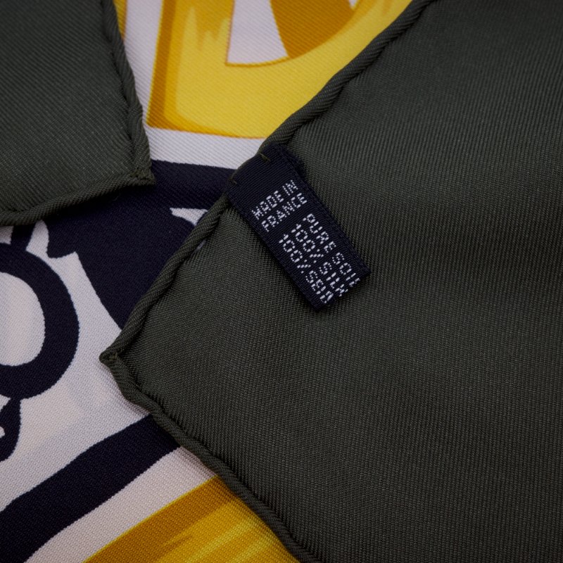 Celine 思琳 黑色絲巾 金色鎖鏈 動物森林 絲巾 大方巾 圍巾 披肩-7