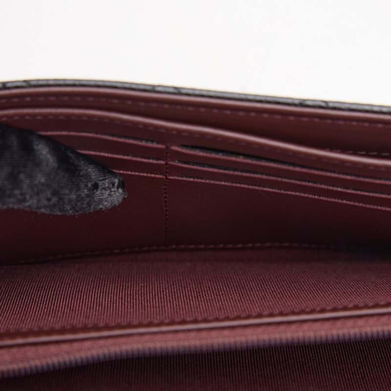 Chanel cf 口蓋長夾/黑金牛-20