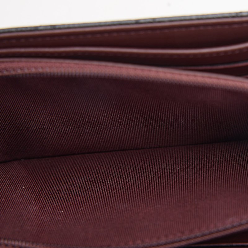 Chanel cf 口蓋長夾/黑金牛-21