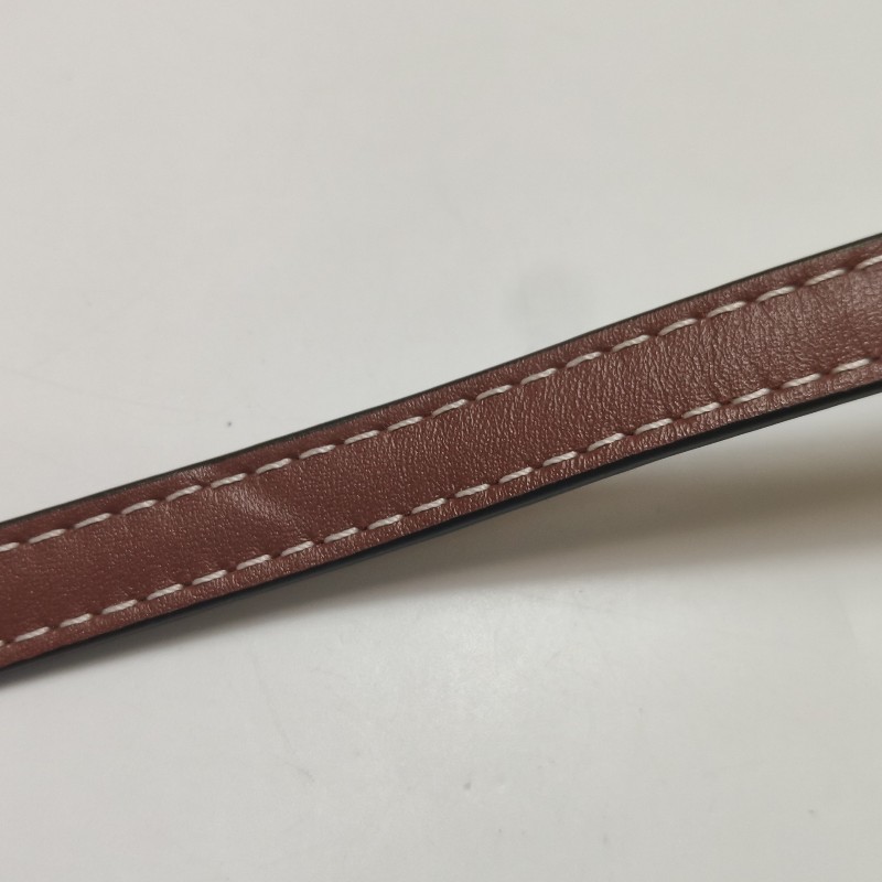 Loewe Gate牛皮拼色Logo壓紋斜挎包單肩包-13