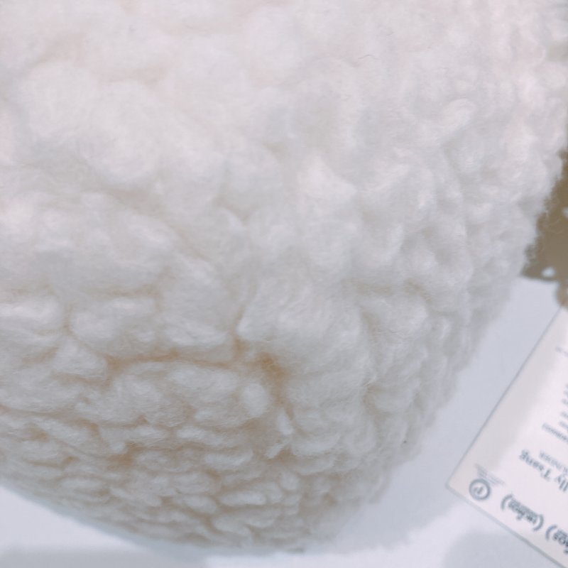 TW4566 Prada 普拉達 毛絨絨 手提肩背包 Shearling Triangle Logo Tote Bag Wool Cashmere-7