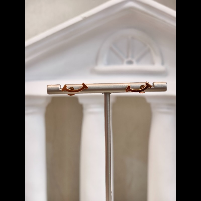 Tiffany T系列 迷你微笑耳釘 18K玫瑰金-5