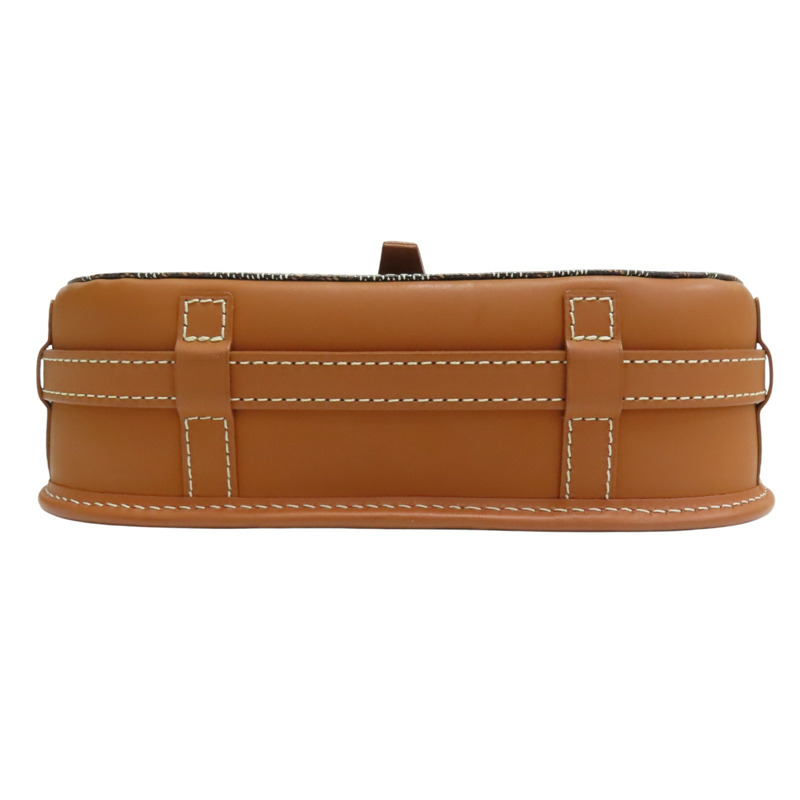 棕色 PVC帆布 Belvedere PM 肩背包【GOYARD 高雅德】-3