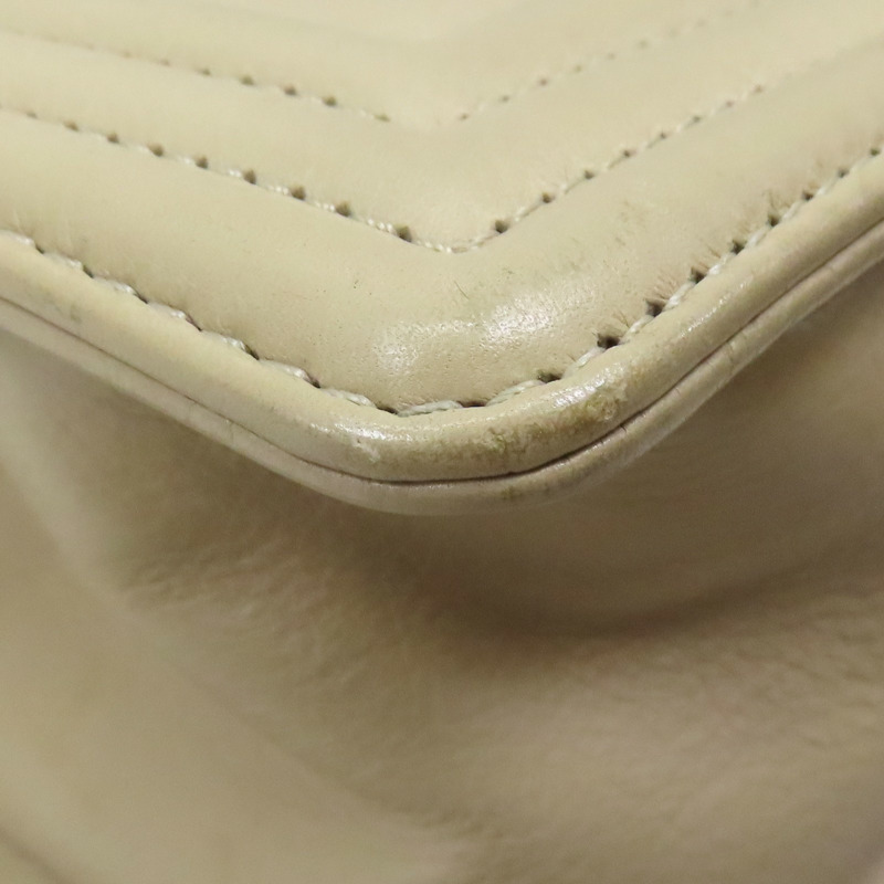 杏色 牛皮 Boy20 鍊帶 肩背包 無卡【CHANEL 香奈兒】 A67085-14