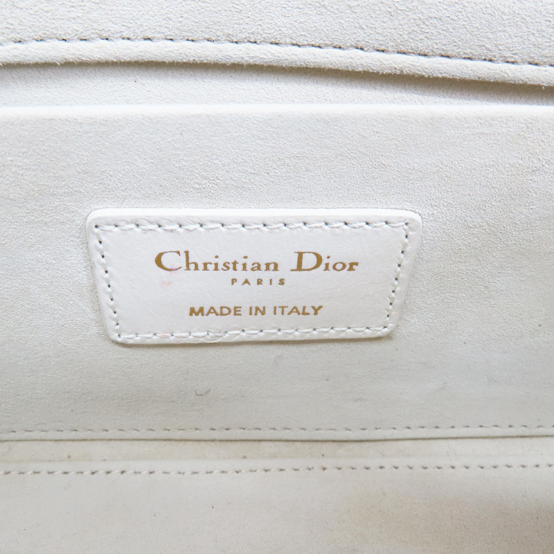 白色 羊皮 Lady Dior D-Joy Medium 兩用包【Dior 迪奧】 M0540ONGE-5