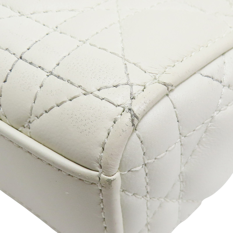 白色 羊皮 Lady Dior D-Joy Medium 兩用包【Dior 迪奧】 M0540ONGE-11