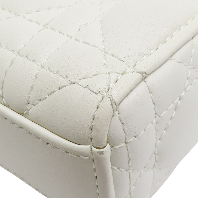 白色 羊皮 Lady Dior D-Joy Medium 兩用包【Dior 迪奧】 M0540ONGE-13