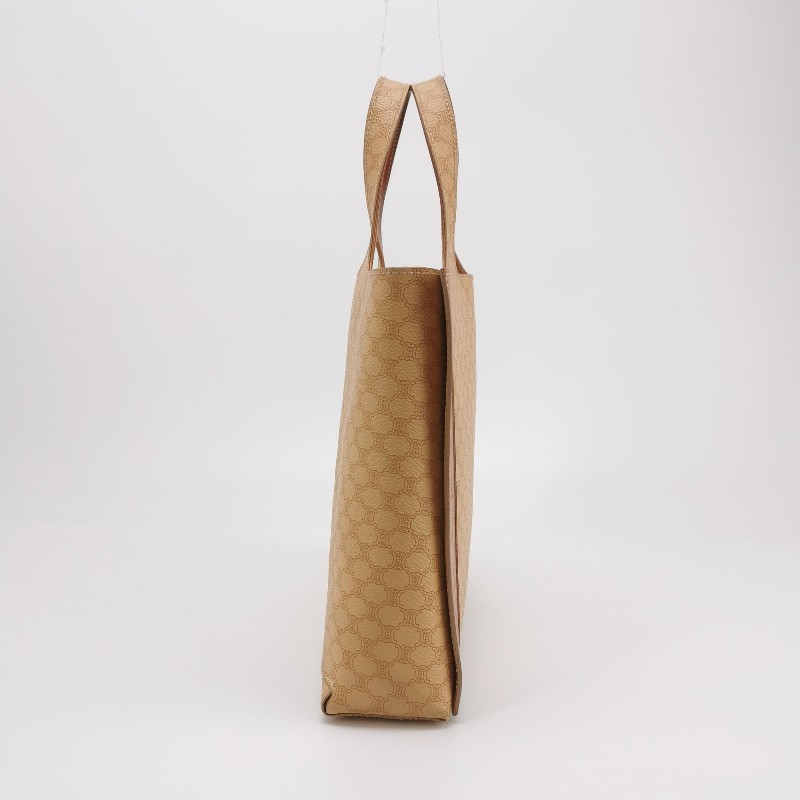 Celine Macadam牛皮字母Logo老花手提包-3