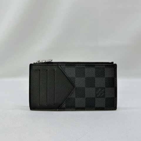 LV 棋盤格零錢卡片包