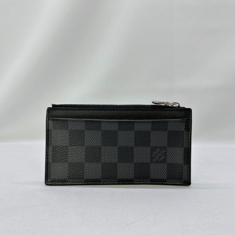 LV 棋盤格零錢卡片包-1