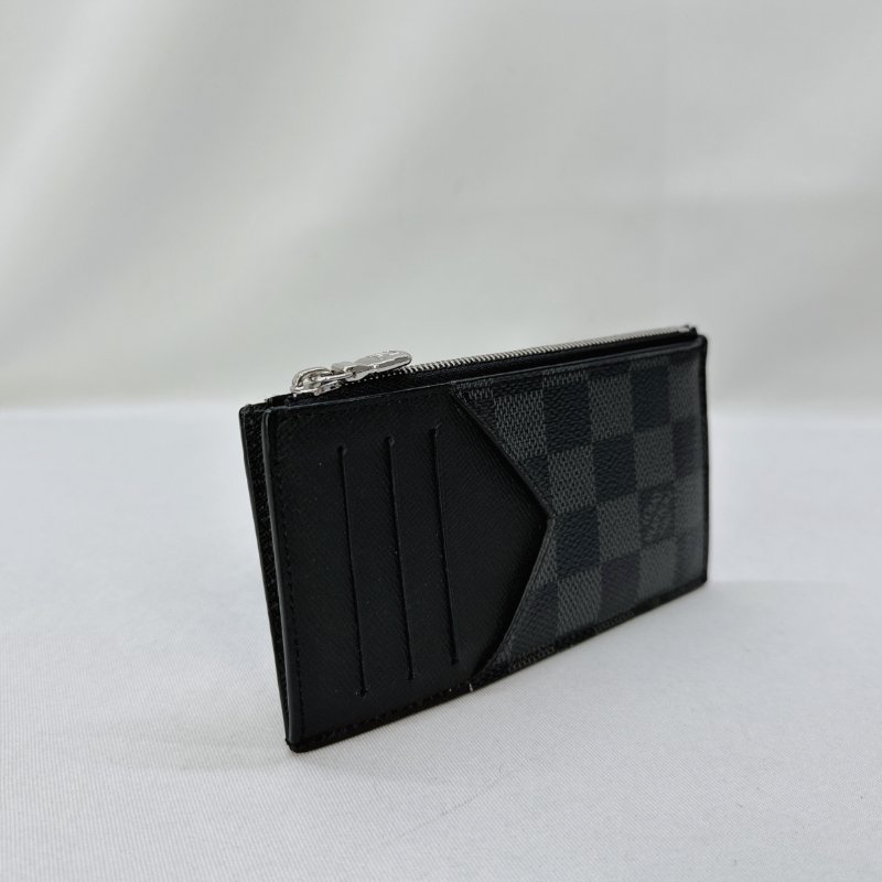 LV 棋盤格零錢卡片包-3