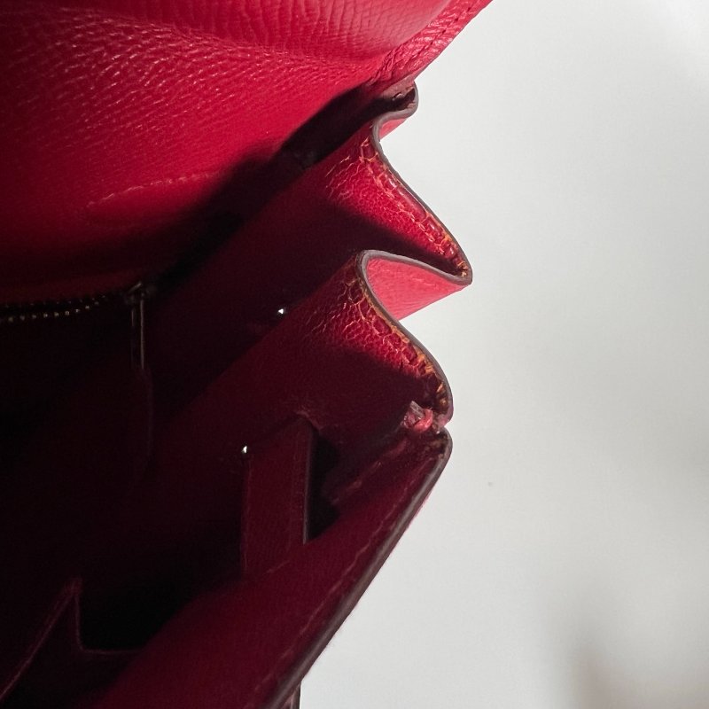 HERMES ○U刻 玫紅色EPSON皮 KELLY 32-6