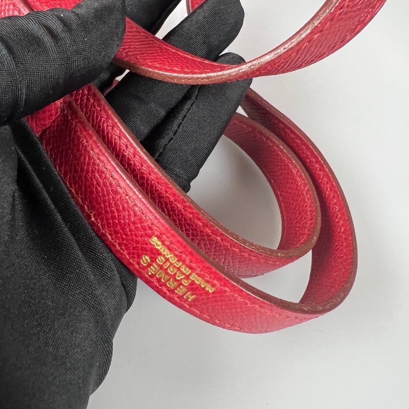 HERMES ○U刻 玫紅色EPSON皮 KELLY 32-11