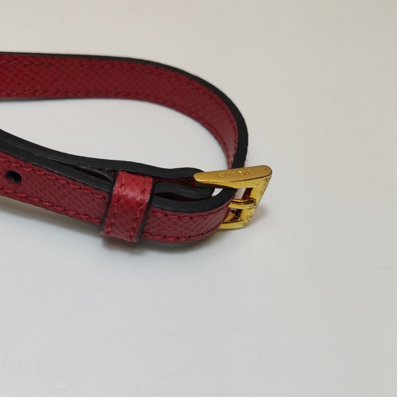 Prada Double中號牛皮純色三角徽標斜挎包單肩包-12