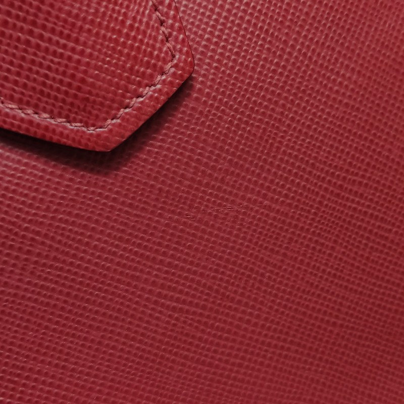 Prada Double中號牛皮純色三角徽標斜挎包單肩包-13