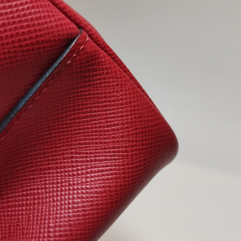 Prada Double中號牛皮純色三角徽標斜挎包單肩包-15