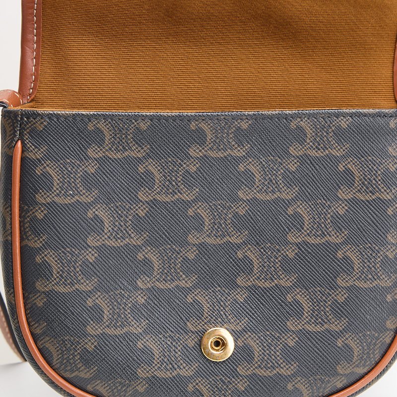 二手Celine mini 馬鞍包-14