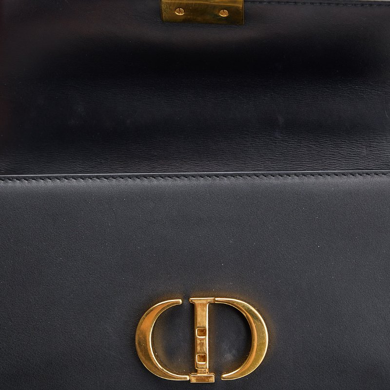 二手DIOR east west 蒙田30小號鍊包/黑金-16