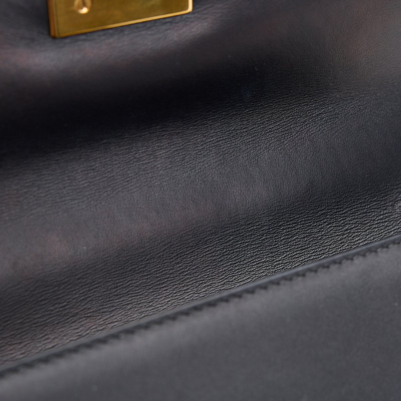 二手DIOR east west 蒙田30小號鍊包/黑金-17