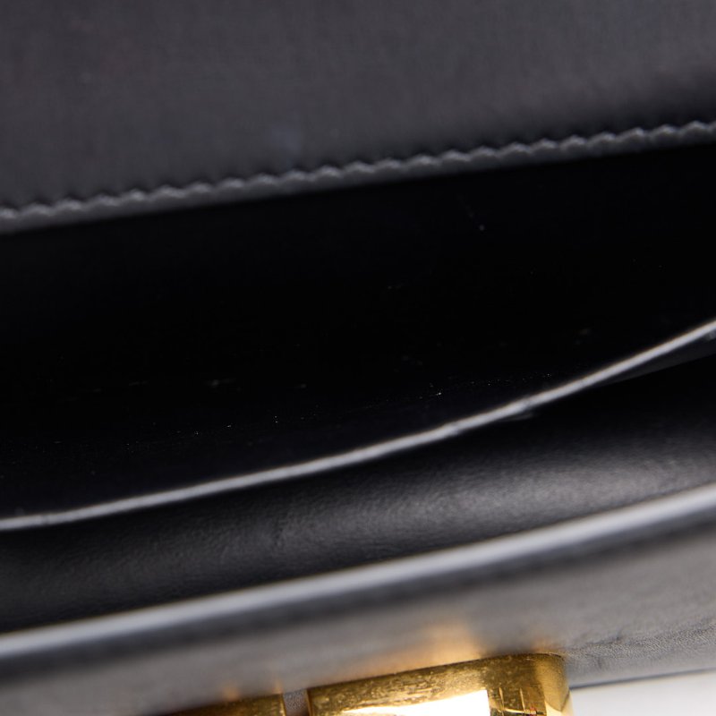 二手DIOR east west 蒙田30小號鍊包/黑金-18