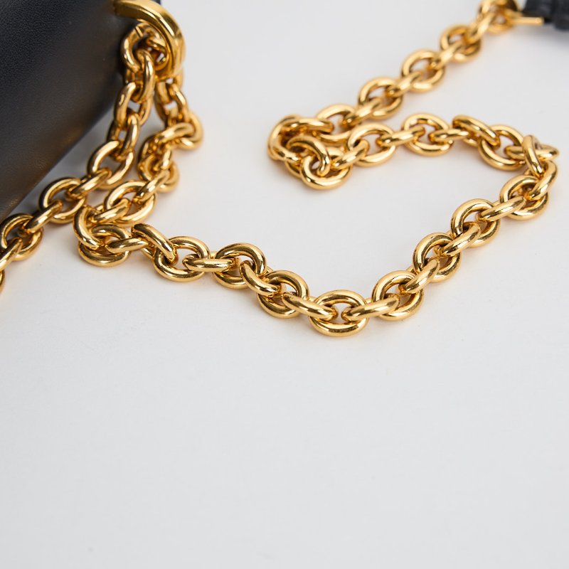 二手DIOR east west 蒙田30小號鍊包/黑金-20